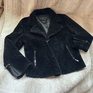 BELLE FARE Black Moto Jacket